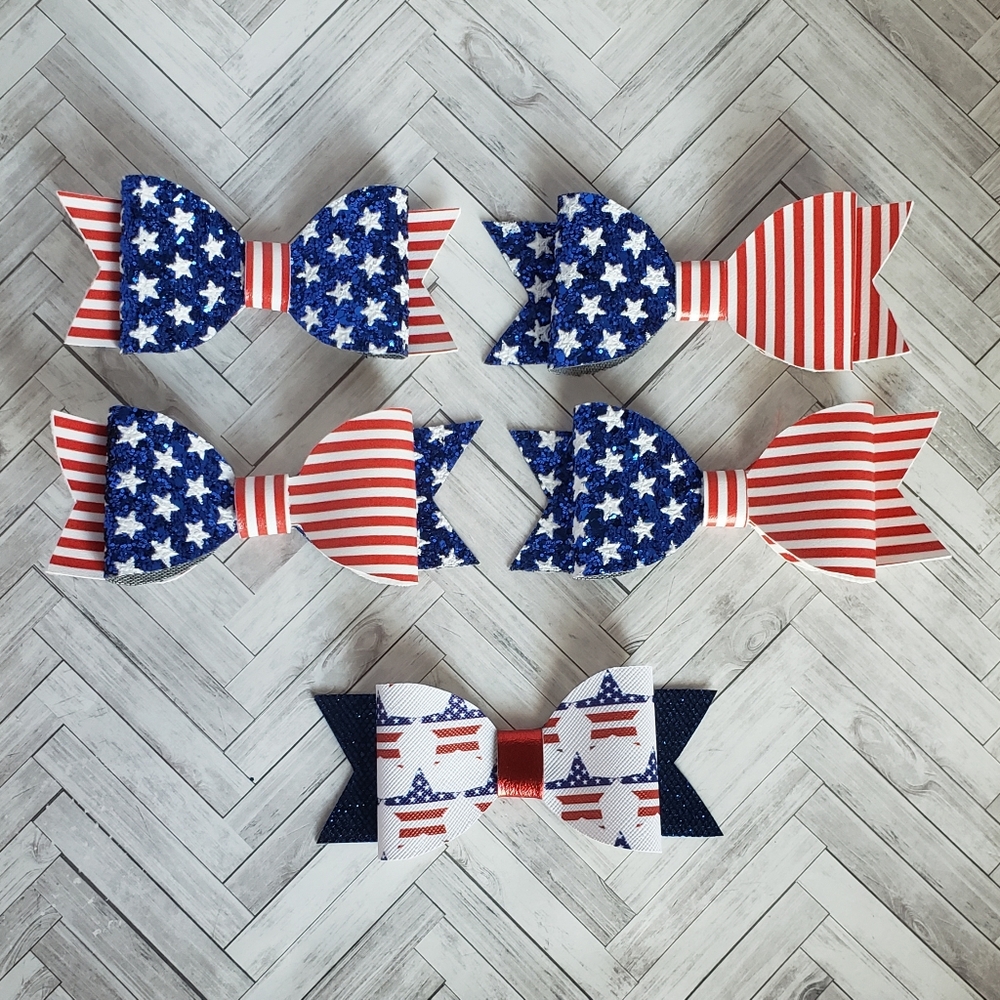 Patriotic bows